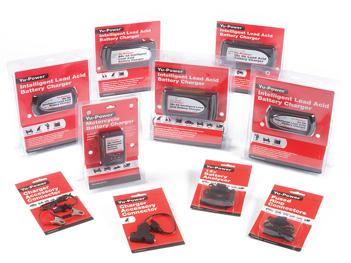Yuasa Chargers / Power Supply Intelligent Battery Charger Series